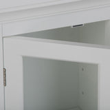 Avington - Single Door Wall Cabinet - Pure White by Simpli-Home | Bel Furniture