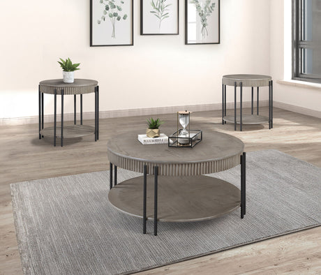 Providence - Table Set (Coffee & 2 End Tables) - Light Brown by Crown Mark | Bel Furniture