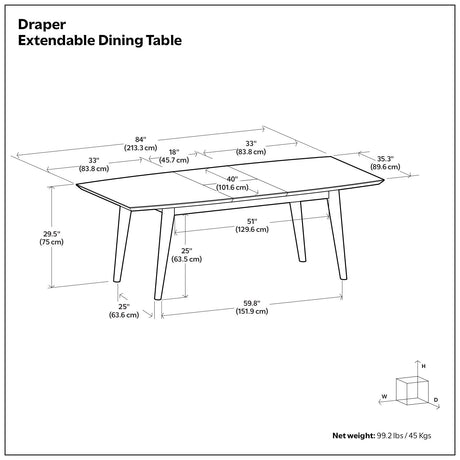 Draper - Rectangular Dining Table - view 20