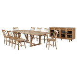 Middleton - 106" Extension Leaf Dining Set by Coaster Fine Furniture | Bel Furniture