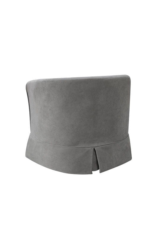 Tucker - Woven Fabric Swivel Barrel Chair by Lilola Home | Bel Furniture