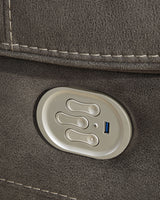 Hoopster - Gunmetal - Zero Wall Power Recliner with Console 6 Pc Sectional by Signature Design by Ashley® | Bel Furniture