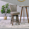 Henry - Armless Swivel Counter Height Bar Stool by Jennifer Taylor Home | Bel Furniture