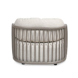 Harper - Barrel Upholstered Patio Deep Seating Armchair Axroma Olefin - Oat Beige by Jennifer Taylor Home | Bel Furniture