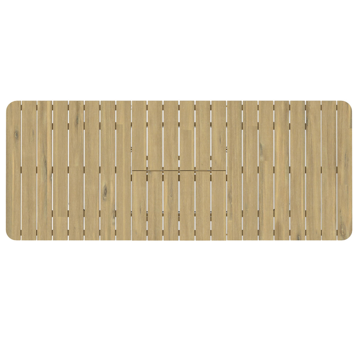 Beachside - Outdoor Extendable Dining Table - Light Teak by Simpli-Home | Bel Furniture