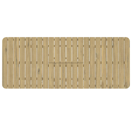 Beachside - Outdoor Extendable Dining Table - Light Teak by Simpli-Home | Bel Furniture
