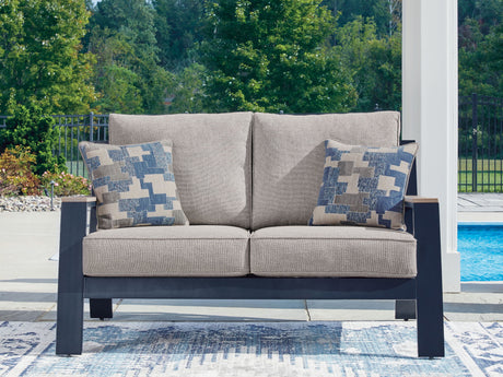 East Beach - Loveseat With Cushion - Blue - view 5