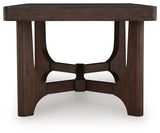 Korestone - Rectangular Cocktail Table - Dark Brown