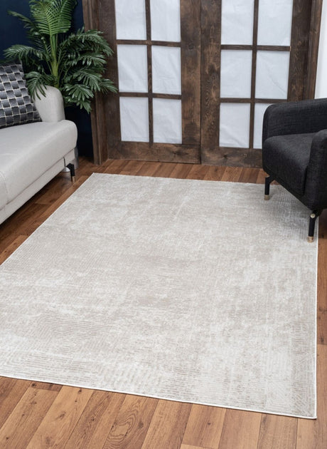 Elegance - 5'3" X 7'3" Area Rug - Ivory by Icona Home Decor | Bel Furniture