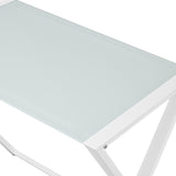 Modern X Leg L Shaped Computer Desk - White by Walker Edison | Bel Furniture