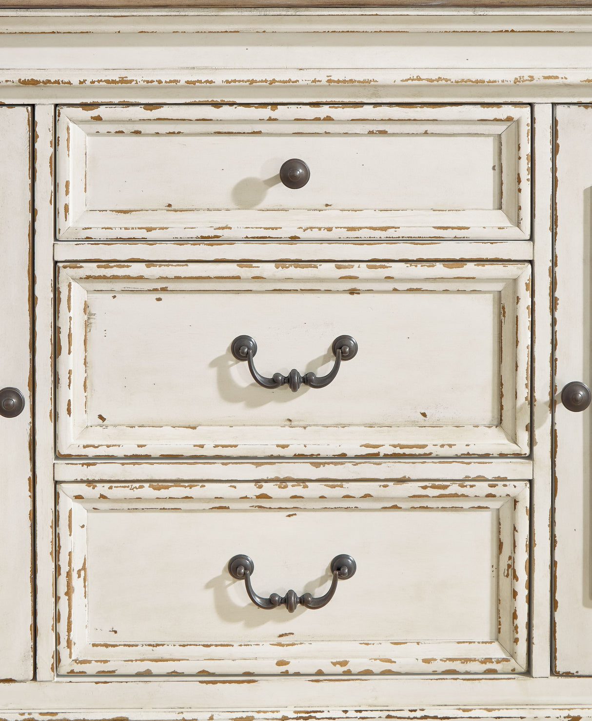 Realyn - Chipped White - Dining Room Server by Signature Design by Ashley® | Bel Furniture