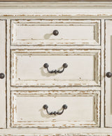 Realyn - Chipped White - Dining Room Server by Signature Design by Ashley® | Bel Furniture