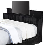 Centergrove - Upholstered Wingback TV Bed