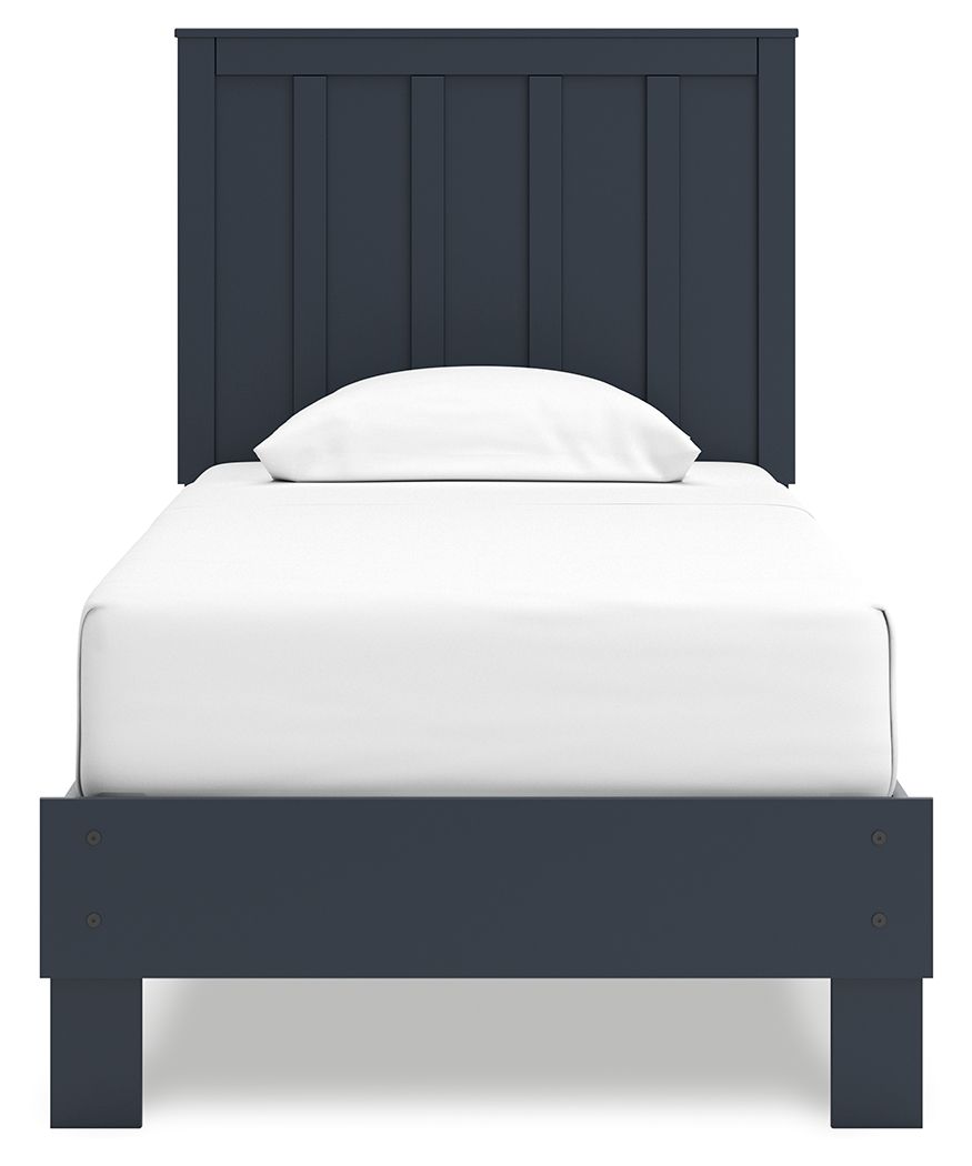 Simmenfort - Platform Bed With Panel Headboard