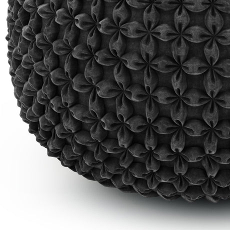 Renee - Handcrafted Round Pouf - view 16