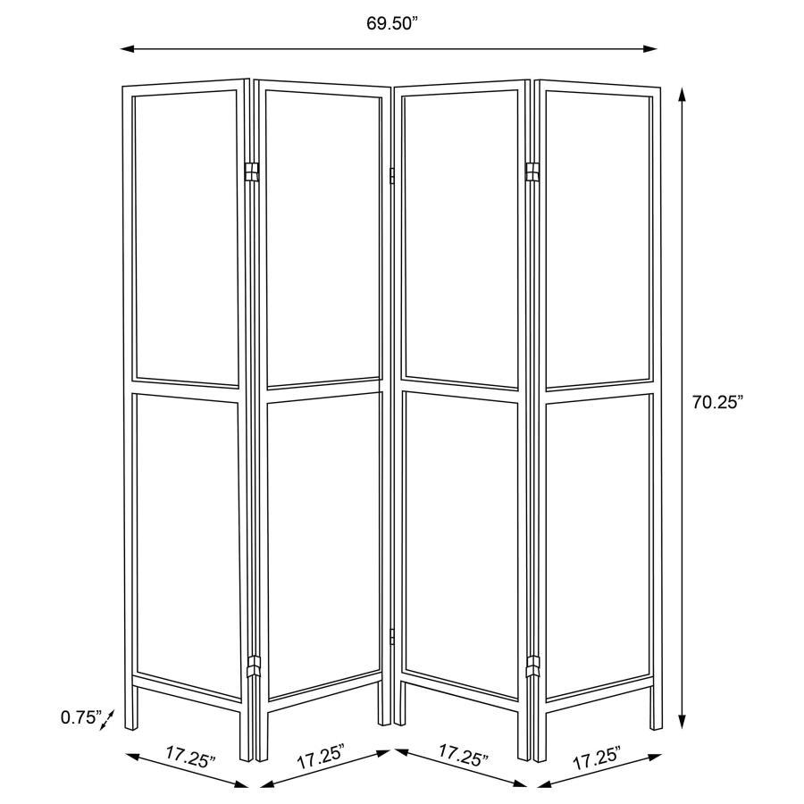 Mattison - 4 Panel Room Divider