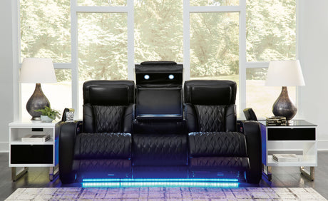 Boyington - Power Reclining Sofa With Adj Headrest by Signature Design by Ashley® | Bel Furniture