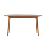 Mid-Century Damsel Extension Dining Table With Removable Leaf - Caramel by Walker Edison | Bel Furniture