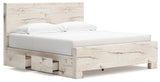Lawroy - Panel Bed With Storage by Signature Design by Ashley® | Bel Furniture