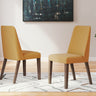 Lyncott - Dining Uph Side Chair (Set of 2) Yellow by Signature Design by Ashley® | Bel Furniture