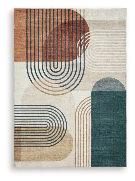 Farrendale - Washable Rug Beige by Signature Design by Ashley® | Bel Furniture