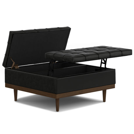 Mariah - Upholstered Lift Top Table Storage Ottoman - view 35