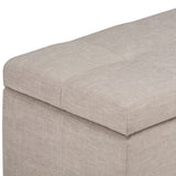Castleford - Contemporary Storage Ottoman by Simpli-Home | Bel Furniture
