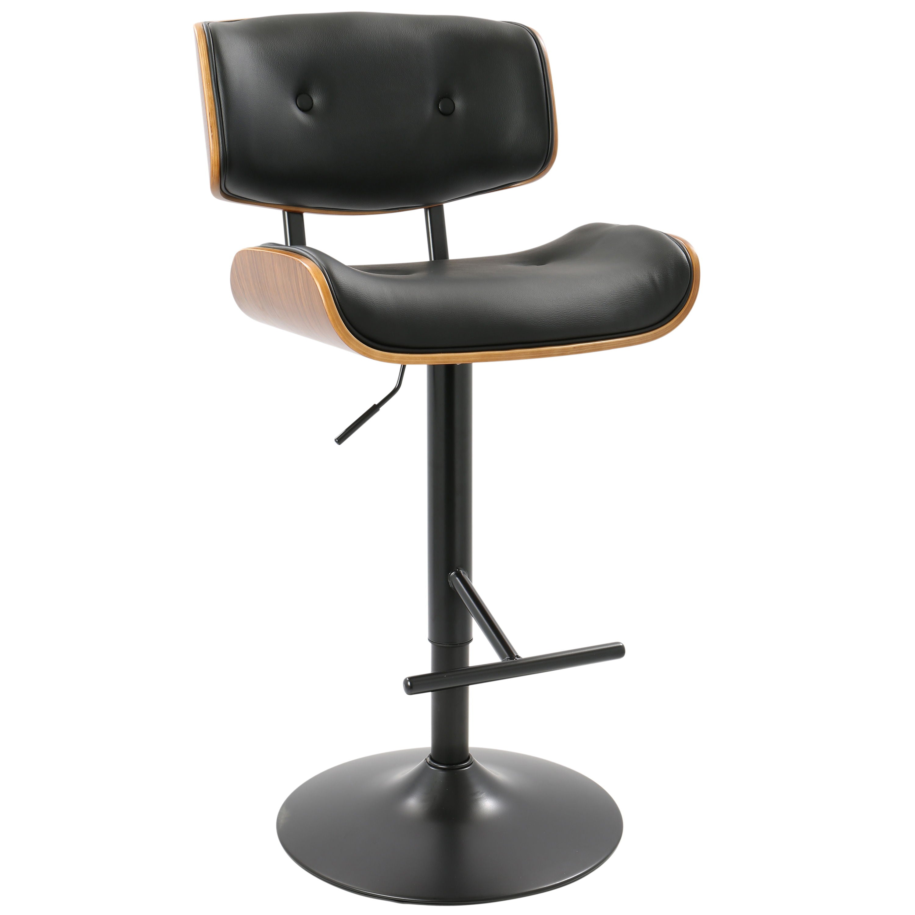 Lombardi - Mid Century Modern Adjustable Barstool