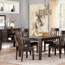 Haddigan - Dining Table With Side Chairs Dark Brown by Signature Design by Ashley® | Bel Furniture