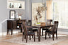 Haddigan - Dining Table With Side Chairs Dark Brown by Signature Design by Ashley® | Bel Furniture