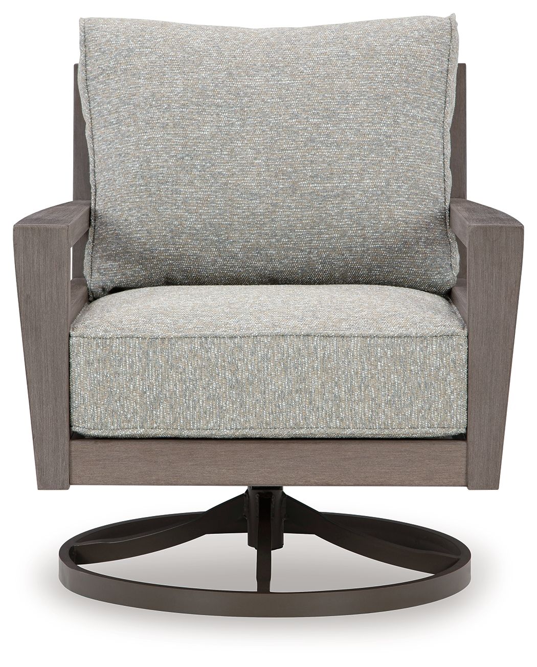 Hillside Barn - Gray / Brown - Swivel Lounge W/ Cushion by Signature Design by Ashley® | Bel Furniture