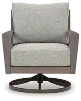 Hillside Barn - Gray / Brown - Swivel Lounge W/ Cushion by Signature Design by Ashley® | Bel Furniture