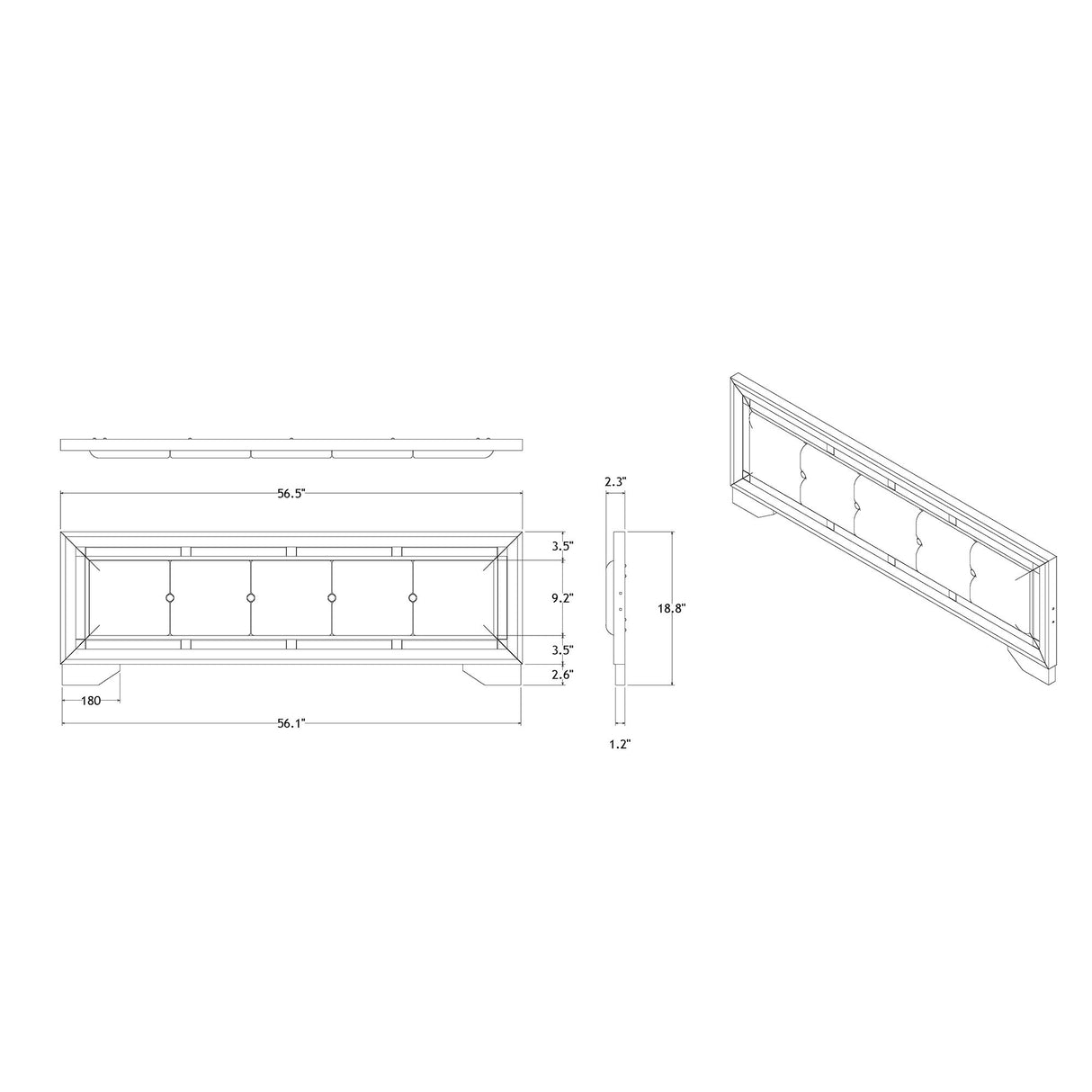 Chloe - Full Bed - Gemstone Silver