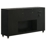 Lorient - 8-Drawer LED Bedroom Flame Box Dresser