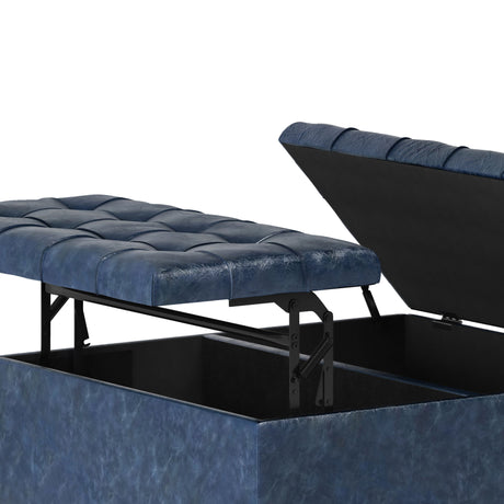 Harrison - Upholstered Coffee Table Storage Ottoman - view 151