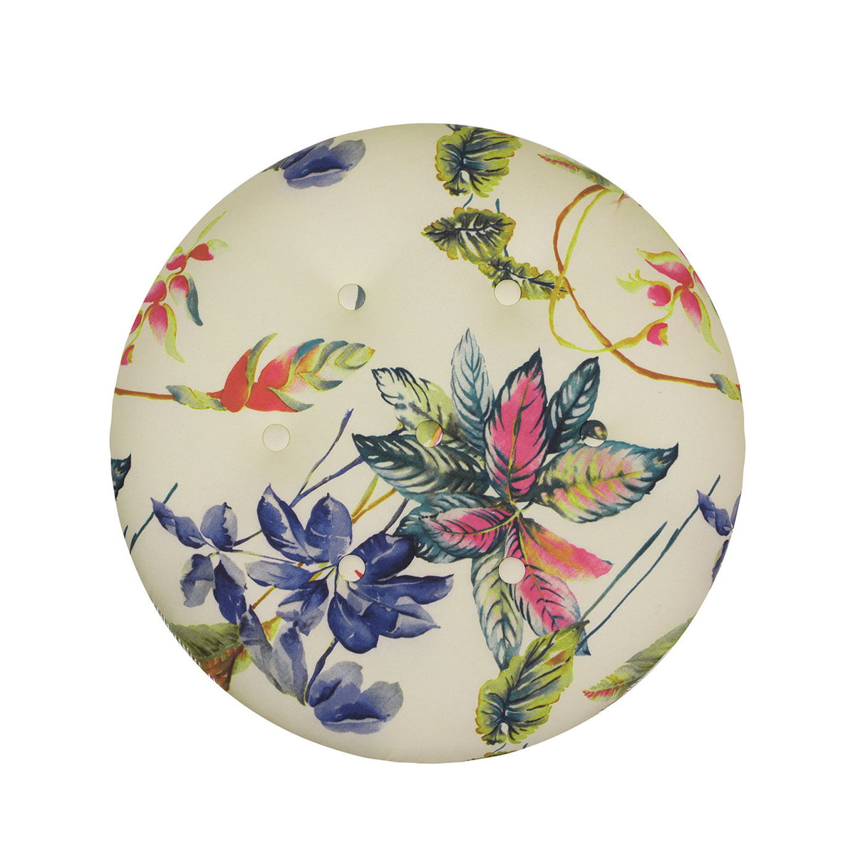 Yolanda - Round Upholstered Accent Ottoman by Jennifer Taylor Home | Bel Furniture