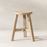 Linden - Round Stool - Light Brown