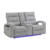 Isolde - Power Reclining Set With LED Lighting