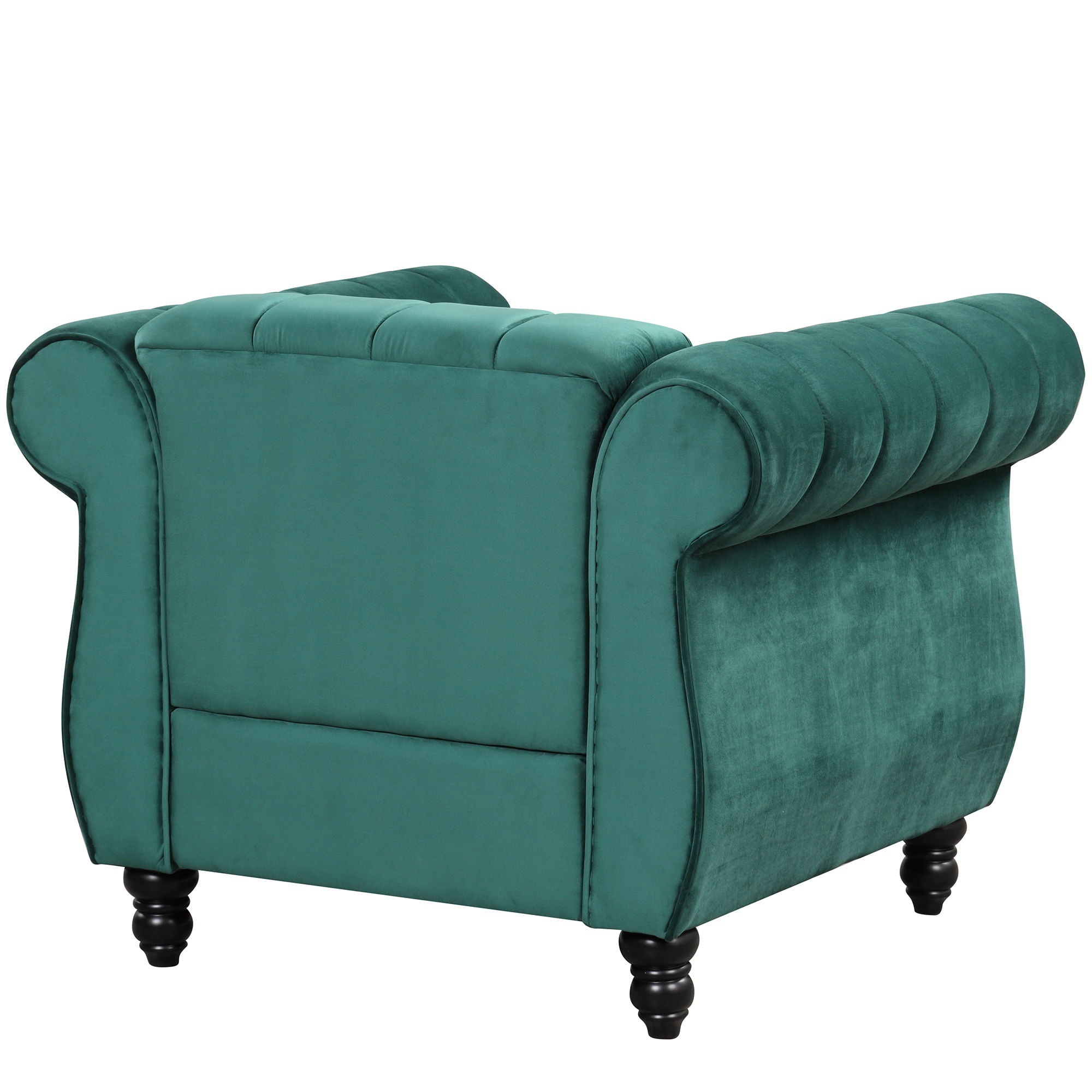 Modern Sofa Dutch Fluff Upholstered Sofa & Buttoned Tufted Backrest