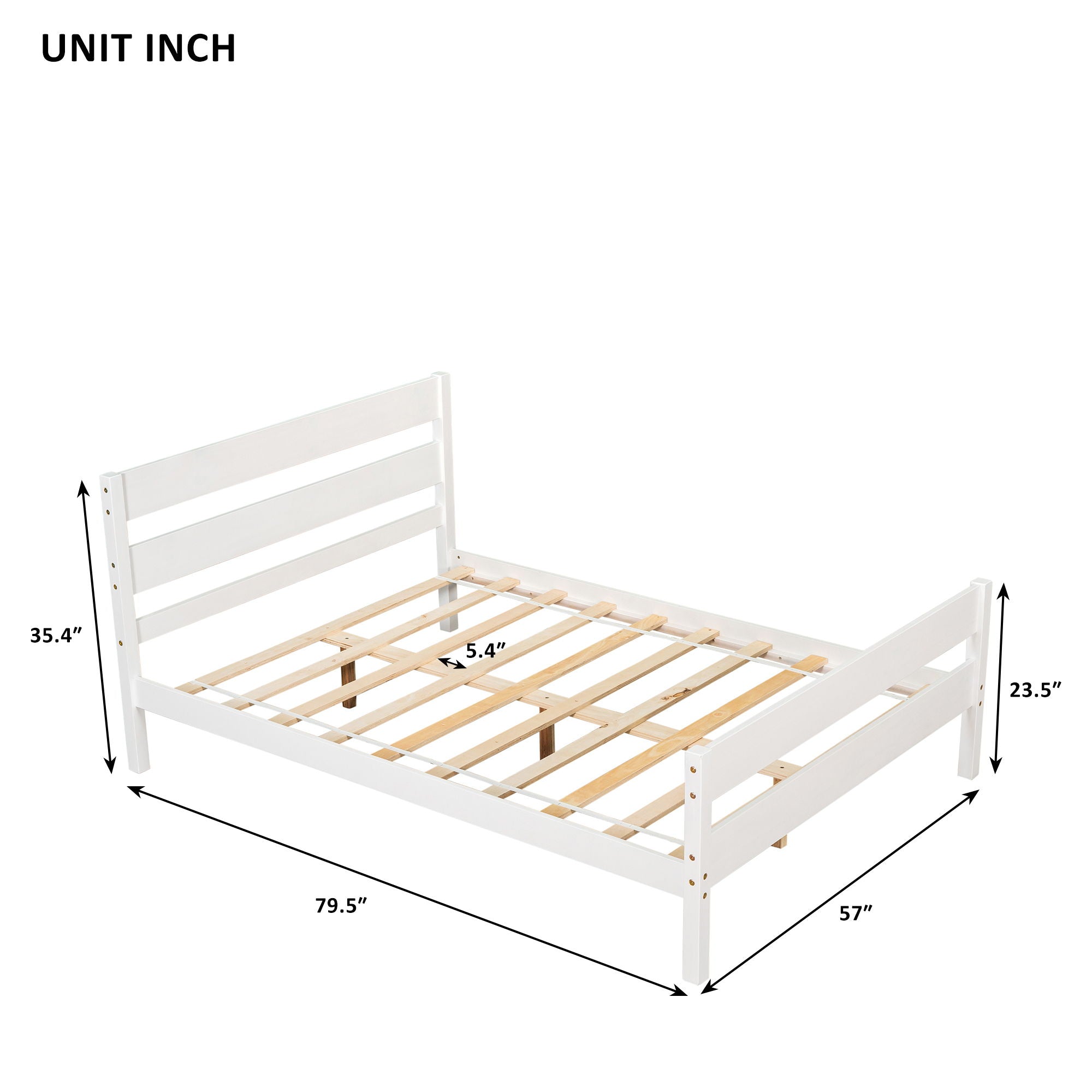 Bed With Headboard And Footboard