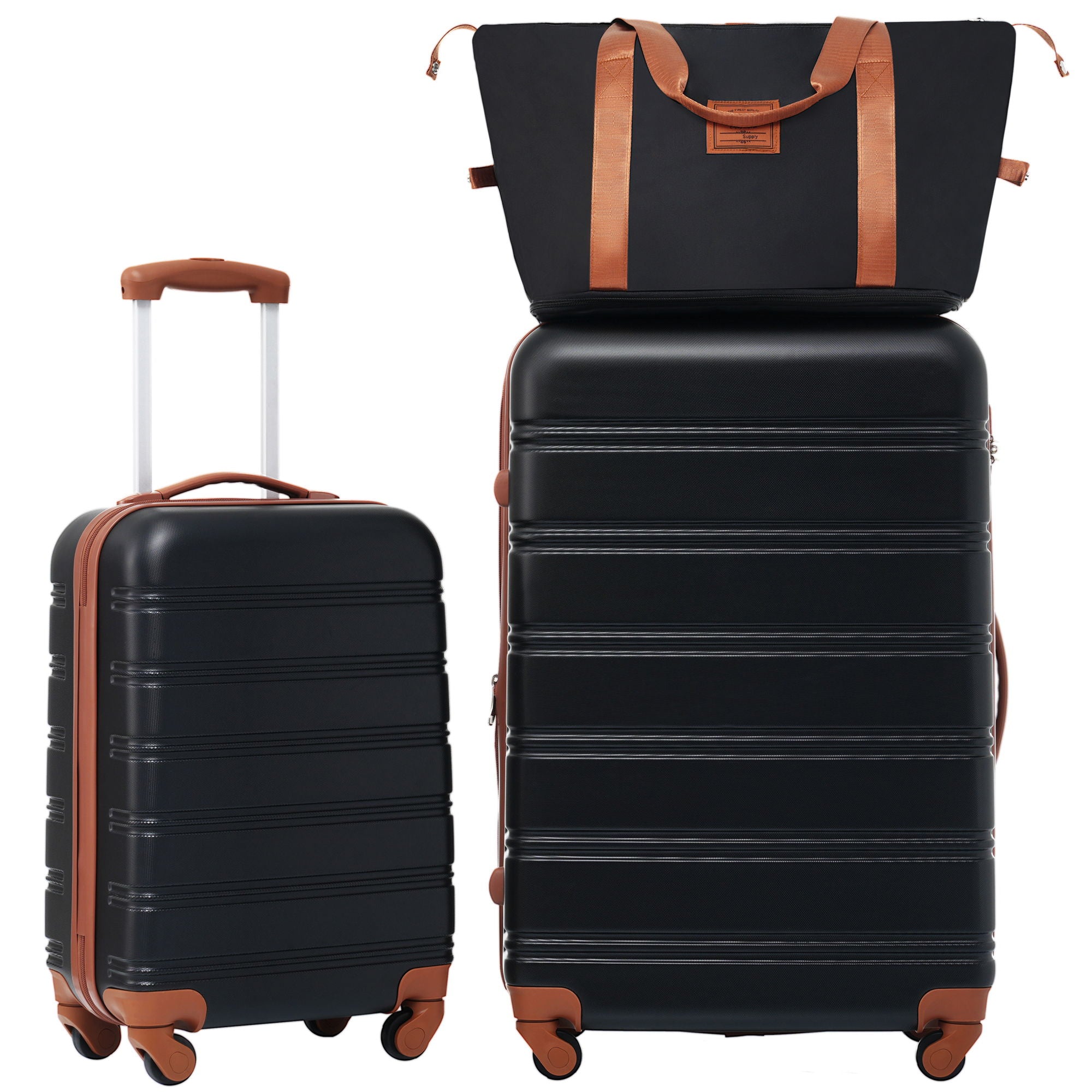 Hardshell Luggage Sets 2 Pieces + Bag Spinner Suitcase With Tsa Lock Lightweight 20" / 28"