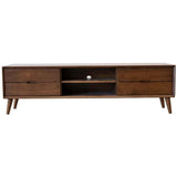 Adrian - TV Stand - Walnut Brown