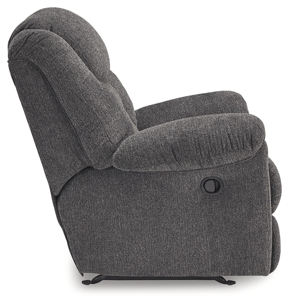 Foreside - Charcoal - Rocker Recliner by Signature Design by Ashley® | Bel Furniture