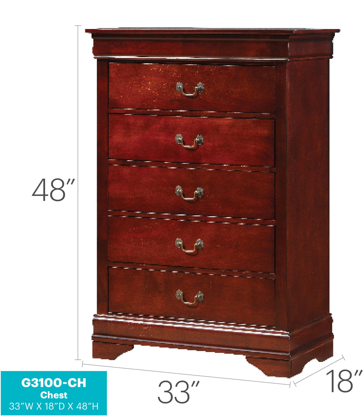 Traditional Style Storage Chest Elegant