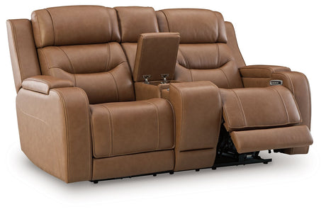 Knightington - Power Reclining Loveseat With Audio Seating - view 27