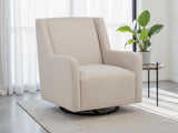Sorrel - Fabric Upholstered Swivel Glider Arm Chair - Latte