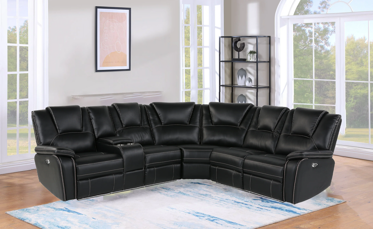Power Reclining Sectional by Sara Collections | Bel Furniture