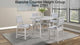 Blanche - 5 Piece Counter Dining Room Set - Antique White