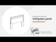 Flannia - Full Panel Headboard - Gray