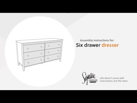 Simmenfort - Navy Blue - Six Drawer Dresser - BEL Furniture Simmenfort - Navy Blue - Six Drawer Dresser - BEL Furniture